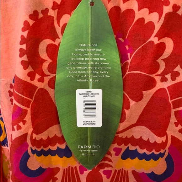 FARM Rio Vibrant Long Sleeve Dress - Picture 8 of 8